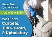 Residential carpet and upholstery cleaning in Bonney Lake, WA living space